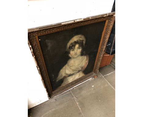 An old portrait oil painting 