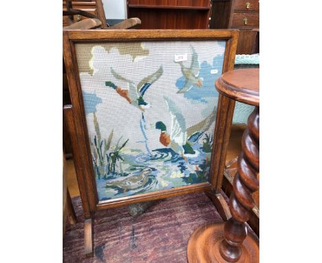 Embroidered firescreen 