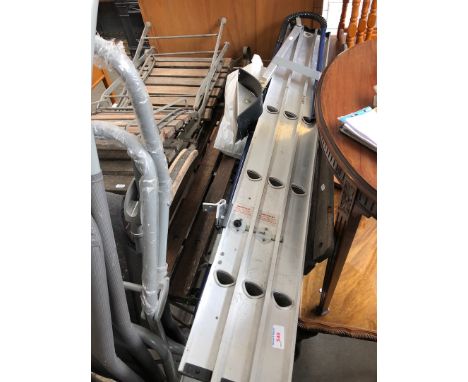 A loft ladder with fitting instructions 