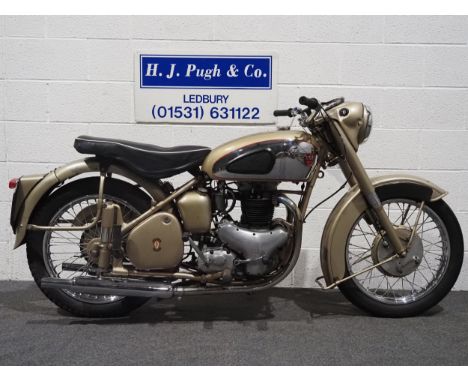 BSA Golden Flash motorcycle, 1955, 650ccFrame no. BA7815864Engine no. ZA102160Unfinished project, engine has run but requires