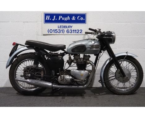 Triumph T110 motorcycle. 1957. 650ccFrame no. 010992Engine no. T110 010992Matching engine and frame numbers. Runs and rides 