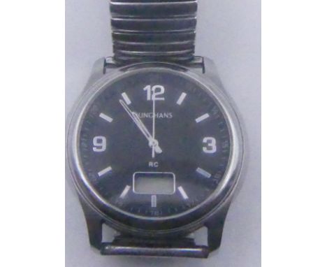 Junghans HAU, RC (radio controlled), Quartz, Metall-Zugband, D-4 cm