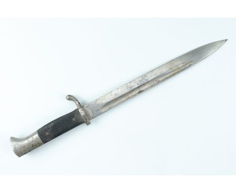 A German Third Reich army dress bayonet by Alexander Coppel, (scabbard lacking)