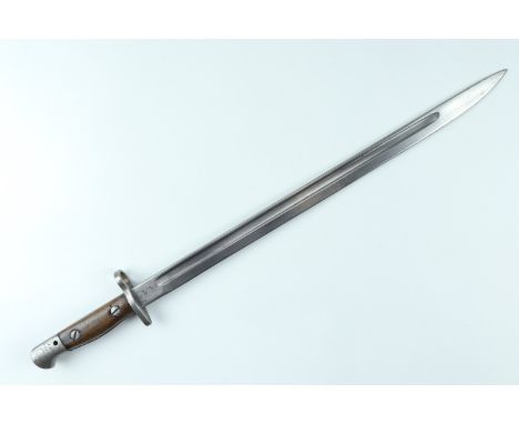 A Pattern 1907 bayonet, Sanderson, 1918, (scabbard lacking)