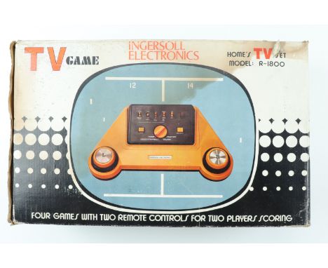 A late 1970s Ingersoll Electronics game console, model R-1800