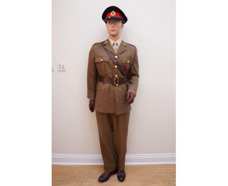 A mannequin display representing a Duke of Lancaster's Regiment officer