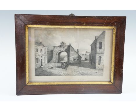 Four 19th Century scenes of Carlisle, lithographic prints comprising, Carlisle, Carlisle Castle, Entrance into Carlisle from 