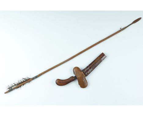 A Malayan Kris and a bushman arrow 