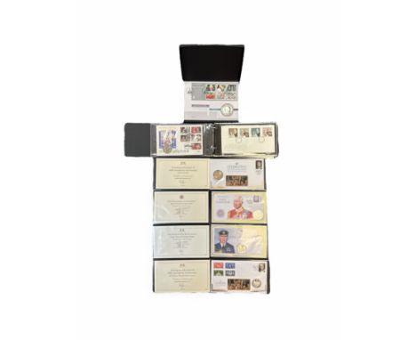Collection of coin covers to include silver proofs FDC GB £5 2018 Charles 70th Birthday on Royal Mint/Royal Mail cover, £5 19