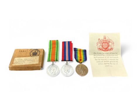 Possible family medals with First World War Victory Medal to 50382 Pte A. Jones Ches R. very fine. Alexander Jones was taken 