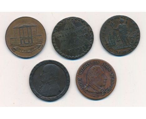 1794 Middlesex Map Of France Halfpenny Token O Honour Trodden Under Foot R May Great Britain Ever Remain The Reverse Rim Paya