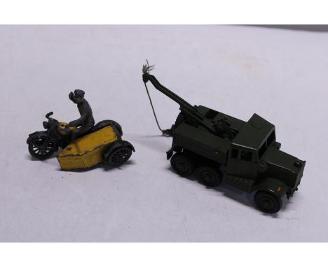 A unboxed Dinky die-cast 661 and one other vintage die-cast model 