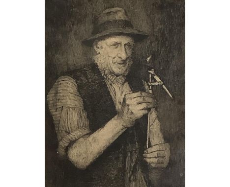   Charles Spencelayh (1865-1958) etching