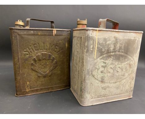 A Shell-Mex &amp; BP Ltd two gallon petrol can and one other.