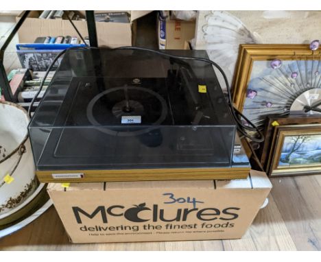 Marconiphone record player with speakers 