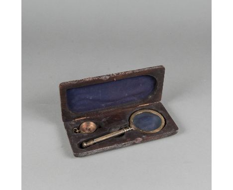Scientific Set, bronze. Henry Hughes 1940. 23 x 10 cm.