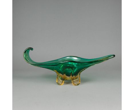 Murano Bowl, Glass around 1960, 45cm