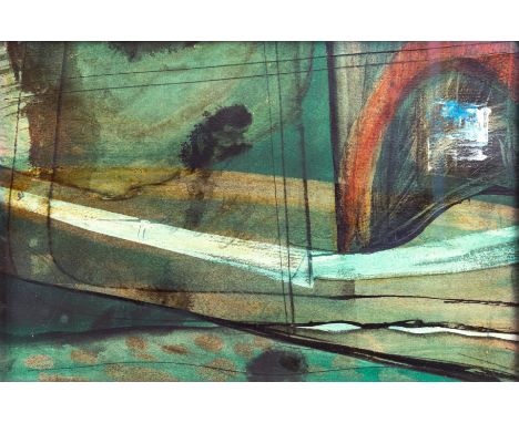 John Tunnard (British, 1900-1971), 'Berth' watercolour and gouache with egg tempera and incised lines, signed, titled and dat