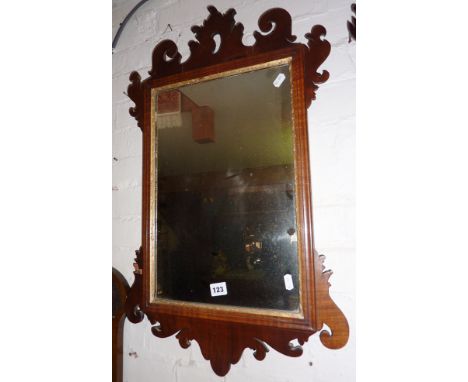 19th c. Chippendale style wall mirror