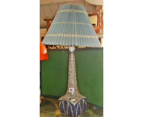 Marianne Starck for Michael Andersen Danish lamp base with fine mosaic glaze, mid century