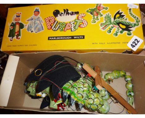 Vintage boxed Pelham puppet, Mother Dragon in VGC