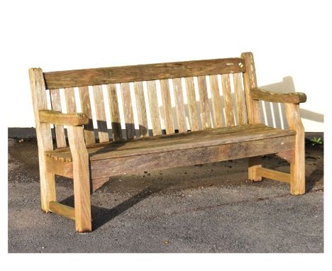 Teak garden bench  
