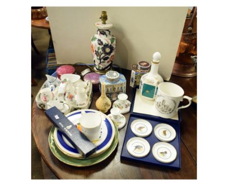 Quantity of Royal Worcester and other ornamental wares, cream jugs etc  