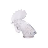 A LALIQUE 'TETE DE COQ' CAR MASCOT