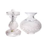 A WATERFORD CRYSTAL TABLE LAMP
