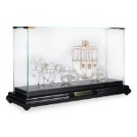 A VITTRO-DISSENY 'CARRAZO REAL' ART GLASS SCULPTURE