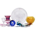 A GROUP OF EUROPEAN ART GLASS