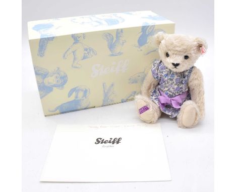 Steiff Germany teddy bear, EAN 677625 'Violet', 26cm, 2013, limited edition no.816 of 1500, with white tag and button ear, bo