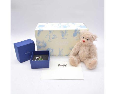 Steiff Germany teddy bear, EAN 681943 'Twinkle Christmas Swarovski Bear', 26cm, 2010, limited edition no.807 of 1500, with wh