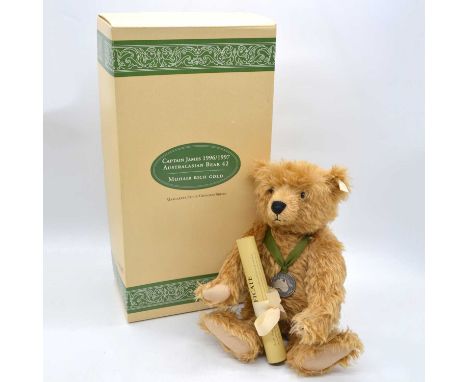 Steiff Germany teddy bear, EAN 675928 'Captain James', 42cm, 1996, limited edition no.629 of 1500, with white tag and button 