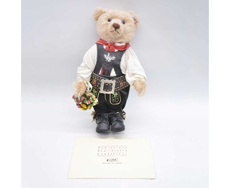 Steiff Germany teddy bear, EAN 038020 'Groom', 34cm, 2003, limited edition no.278 of 500, with white tag and button ear, with