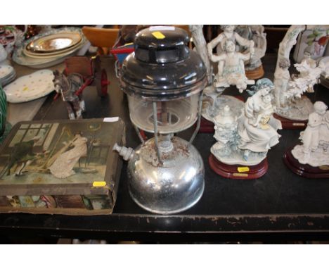 A Hurricane lamp 
