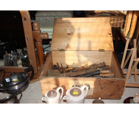 A box of various tools