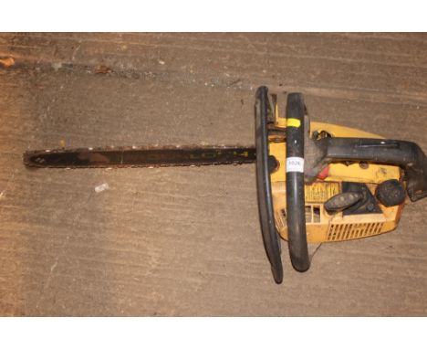 A McCulloch petrol chainsaw