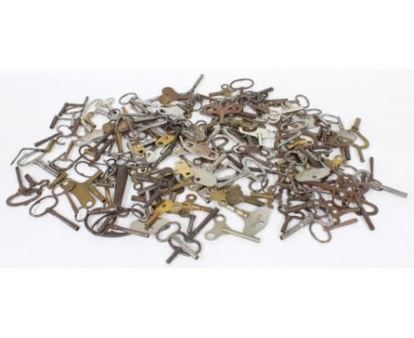 Large quantity of various mantel clock keys (over 150)