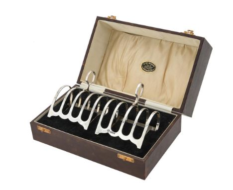 
	
		A collection of silver items, to include: a cased silver six piece cruet set by Adie Bros Ltd., Birmingham 1929, the pep