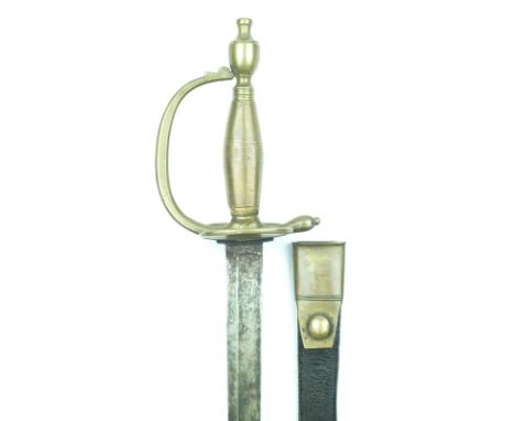 A 1796 Pattern Infantry Sergeant's sword of the 6th Royal Veteran's Reserve Battalion of 1815-16, 82cm fullered blade, regula
