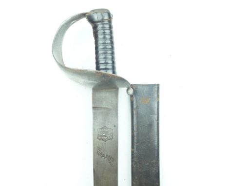 A 19th Century Wilkinson Sword No.2 Lead Cutter, 78.5cm blade etched WILKINSON PALL MALL LONDON and LEAD CUTTER No.2, regulat