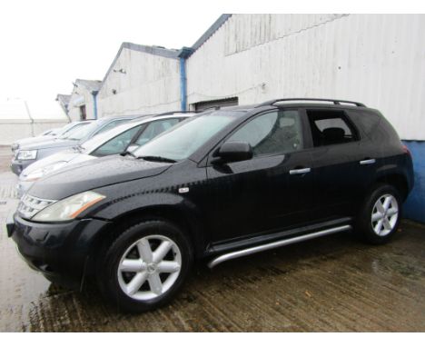 Make &amp; Model: Nissan Murano AutoDate of Reg: P19 MWHColour: Blackcc: 3498MoT: 16-08-2021Fuel Type: PETROLMileage: Transmi