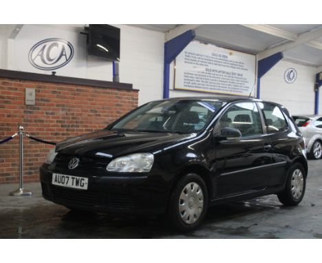 Make &amp; Model: VW Golf S 80Date of Reg: AU07 TWGColour: Blackcc: 1390MoT: 16-06-2022Fuel Type: PETROLMileage: 86kTransmiss