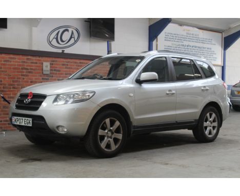 Make &amp; Model: Hyundai Santa FE CDX+Date of Reg: KP07 EGKColour: Silvercc: 2188MoT: 09-10-2021Fuel Type: DIESELMileage: 94