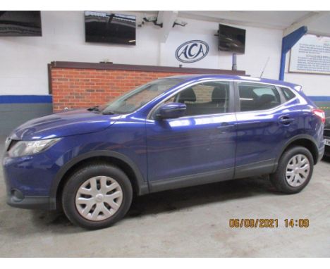 Make &amp; Model: Nissan Qashqai Visia DCIDate of Reg: LP64 TZEColour: Bluecc: 1461MoT: 23-10-2021Fuel Type: DIESELMileage: 1