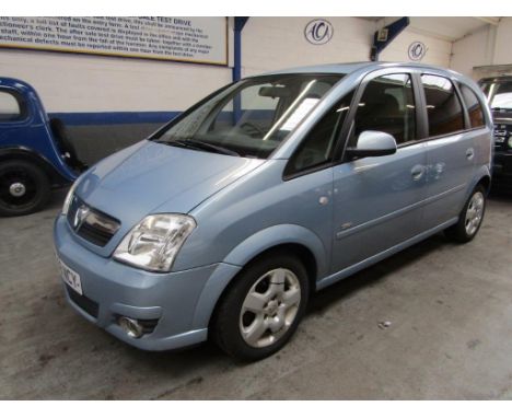 Make &amp; Model: Vauxhall Meriva DesignDate of Reg: FL58 NCYColour: Bluecc: 1598MoT: 17-11-2021Fuel Type: PETROLMileage: 104