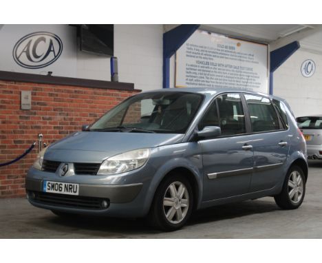 Make &amp; Model: Renault Scenic Dyn VVTDate of Reg: SM06 NRUColour: Bluecc: 1598MoT: 12-02-2022Fuel Type: PETROLMileage: 148