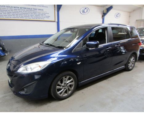 Make &amp; Model: Mazda 5 Venture EditionDate of Reg: AO62 HBDColour: Bluecc: 1999MoT: 01-06-2022Fuel Type: PETROLMileage: 83