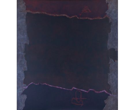 Greek/American, 1922-1997Infinity Field, Lefkada Series, 1982Signed and dated Stamos 1982 and inscribed as titled on the over
